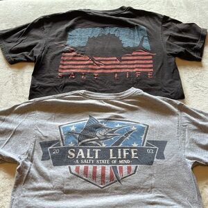 2 Salt Life Tees. Size Small.